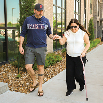 Jessica with her husband, Dave